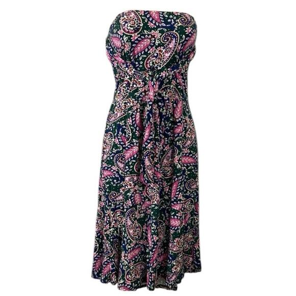 NWT Boden Lila Multiway Halter Dress - Woodland Green Paisley Size 14 - Picture 12 of 12